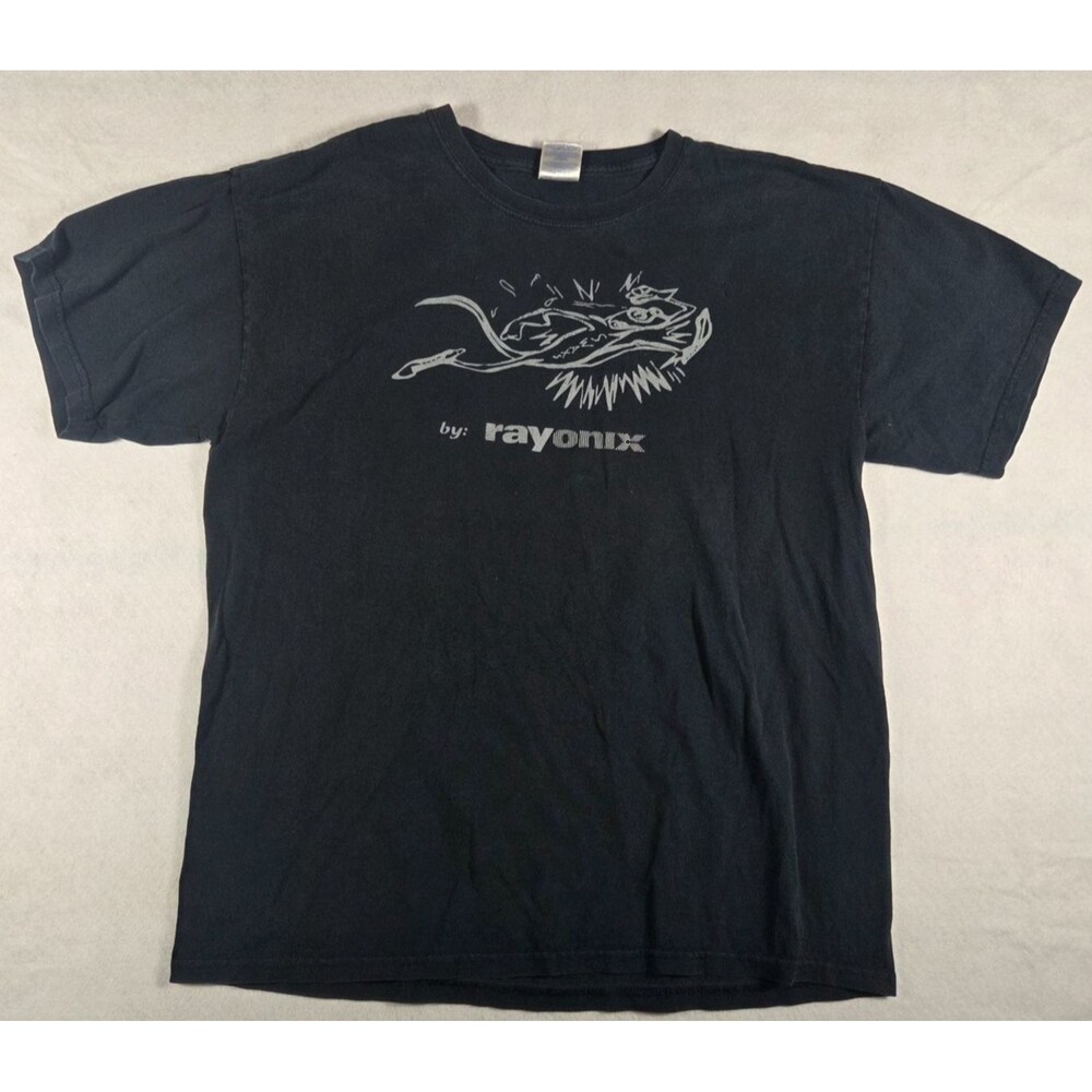 Rayonix World Tour 2010 Synchrotron Science T Shirt Mens L Black Gildan Ultra